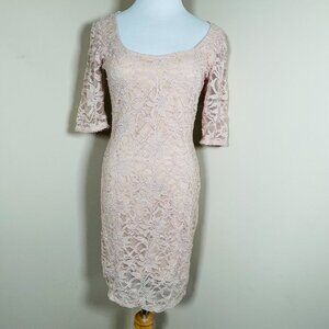 Reign On Pink Lace and Sequin Dress Size S